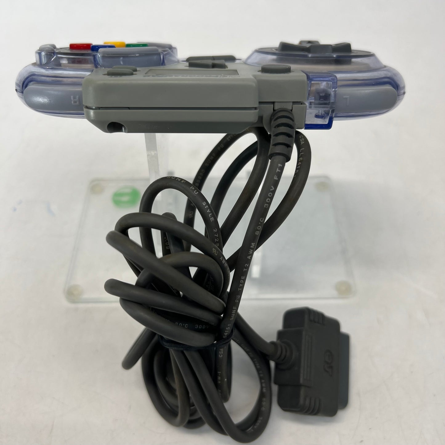 Super Nintendo SN Programpad Wired Controller SV-337 Clear