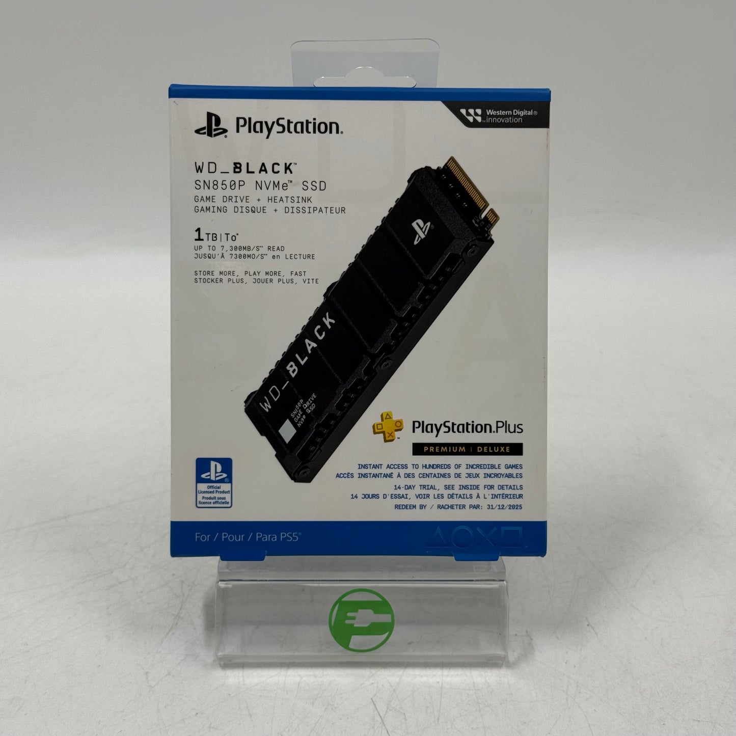 New Western Digital WD Black SN850P 1TB 2280mm M.2 NVMe Gen 4 SSD WDBBYV0010BNC