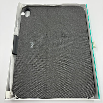 New Logitech Combo Touch Detachable Keyboard Case 920-013292 Black For iPad 10th Gen