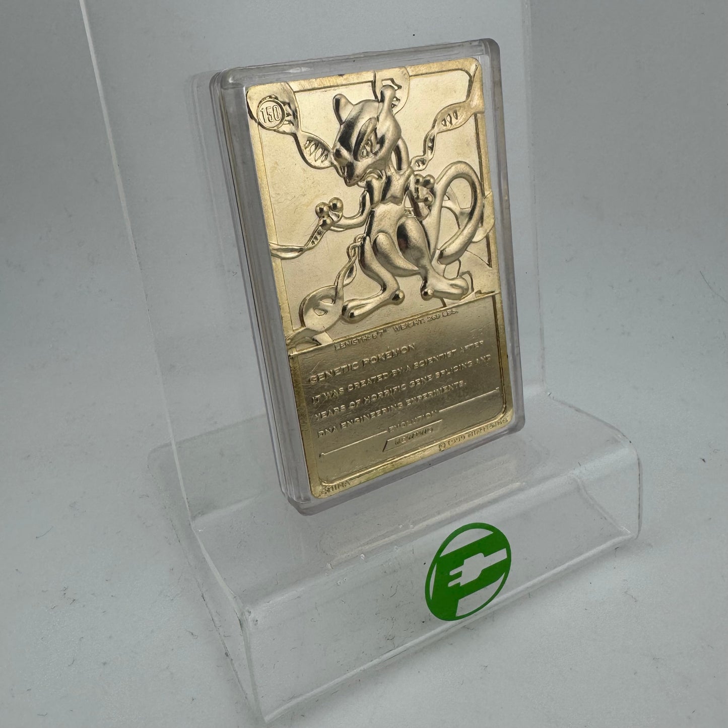 Pokémon TCG Burger King Mewtwo [Gold Plated] #150 English
