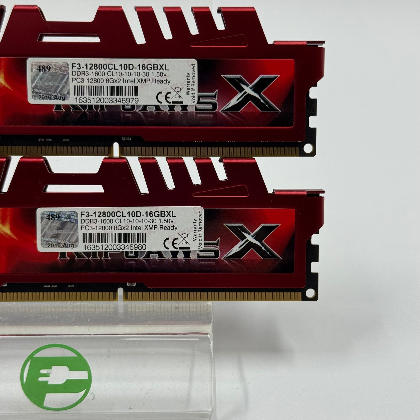 G.Skill Ripjaws X 16GB (2x8GB) RAM DDR3 1600MHz F3-12800CL10D-16GBXL
