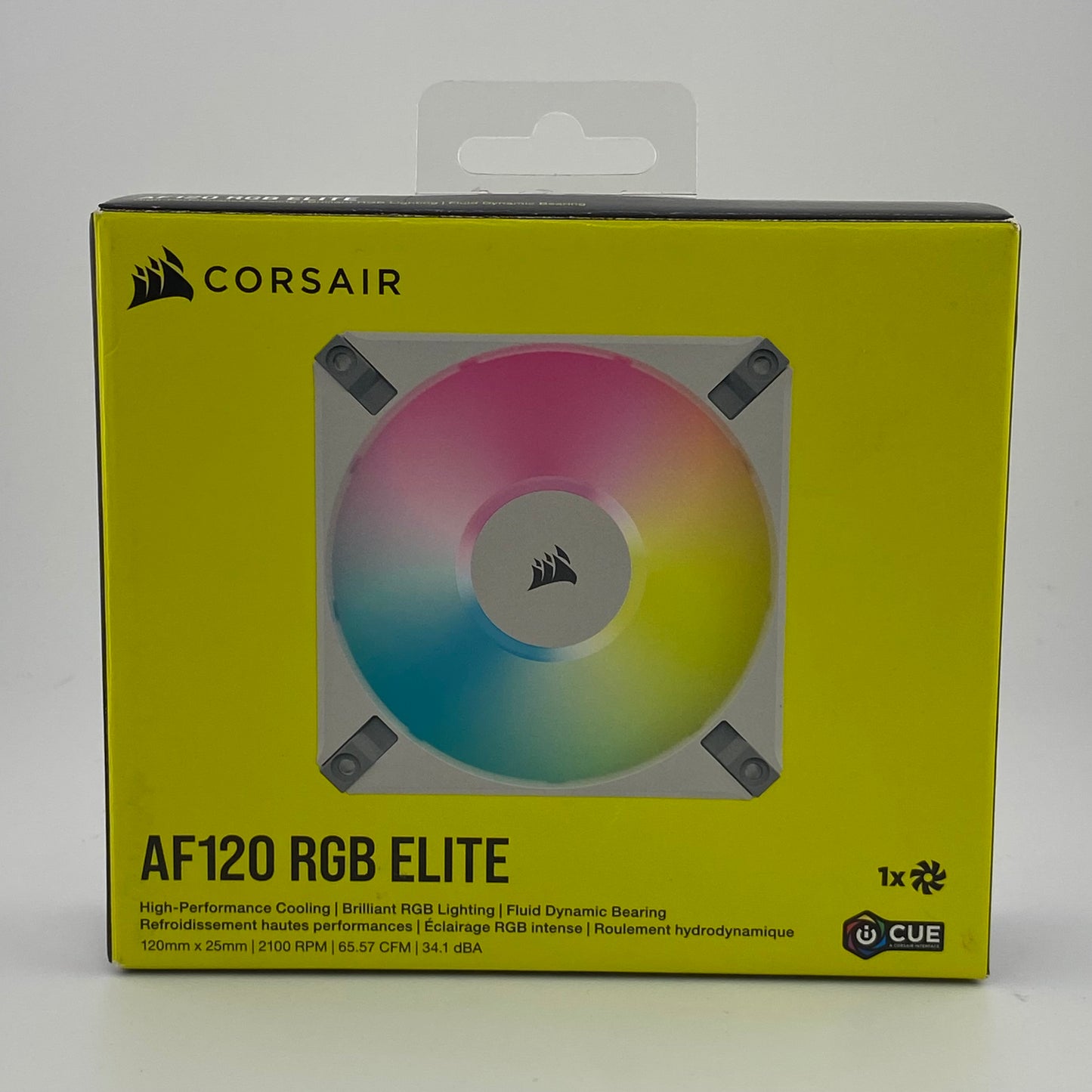 New Corsair AF120 RBG Elite 120mm Fan Computer Case Fan CO-9050157-WW