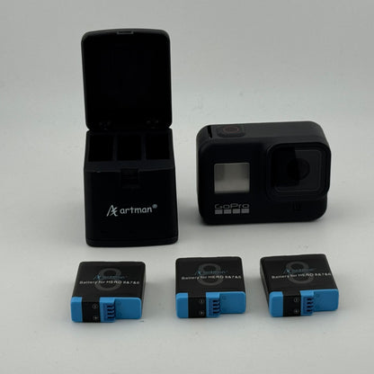 GoPro 8 Black 12MP 4K Action Camera with Battery Charger