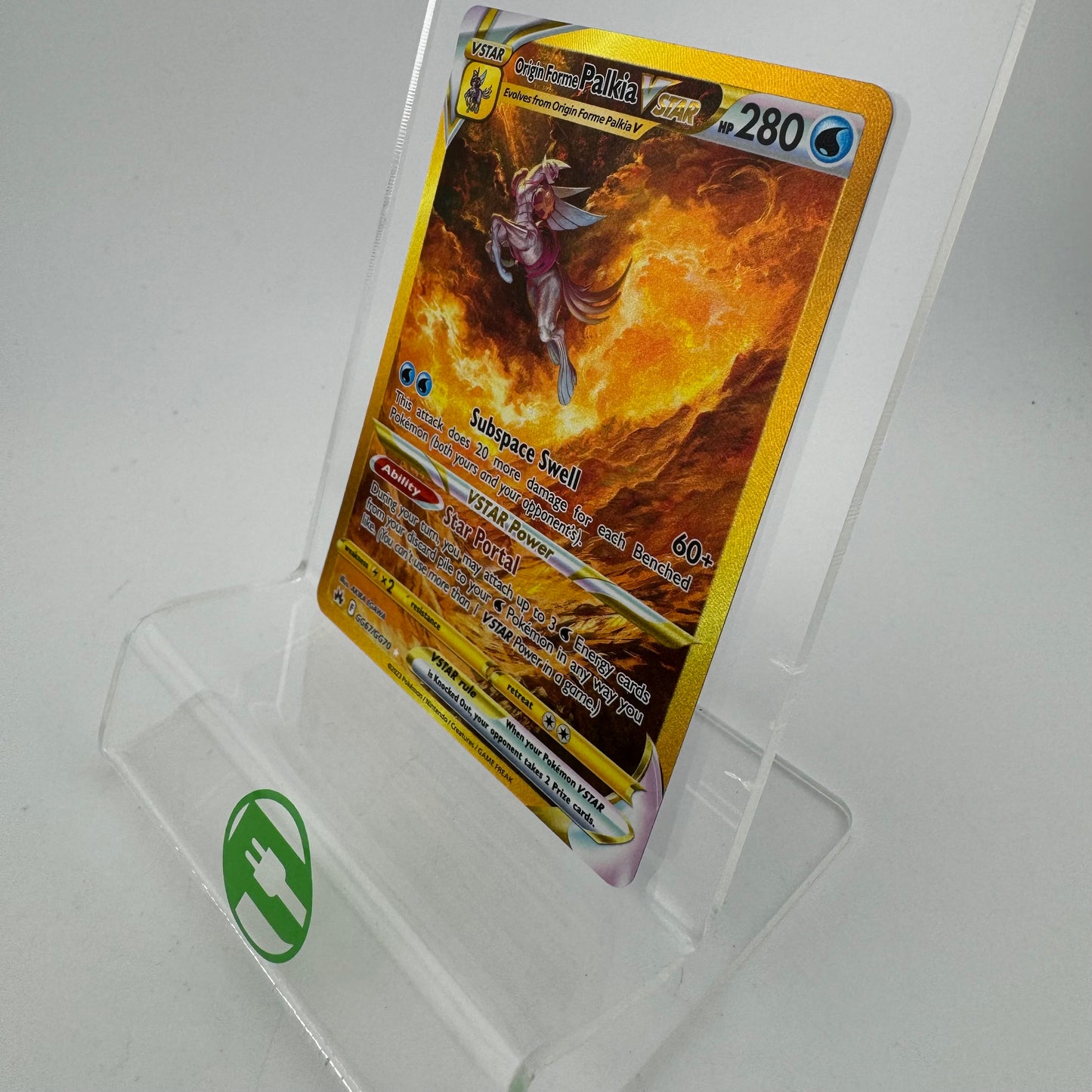 Pokémon TCG Crown Zenith Origin Forme Palkia VSTAR GG67 Holo Textured English NM
