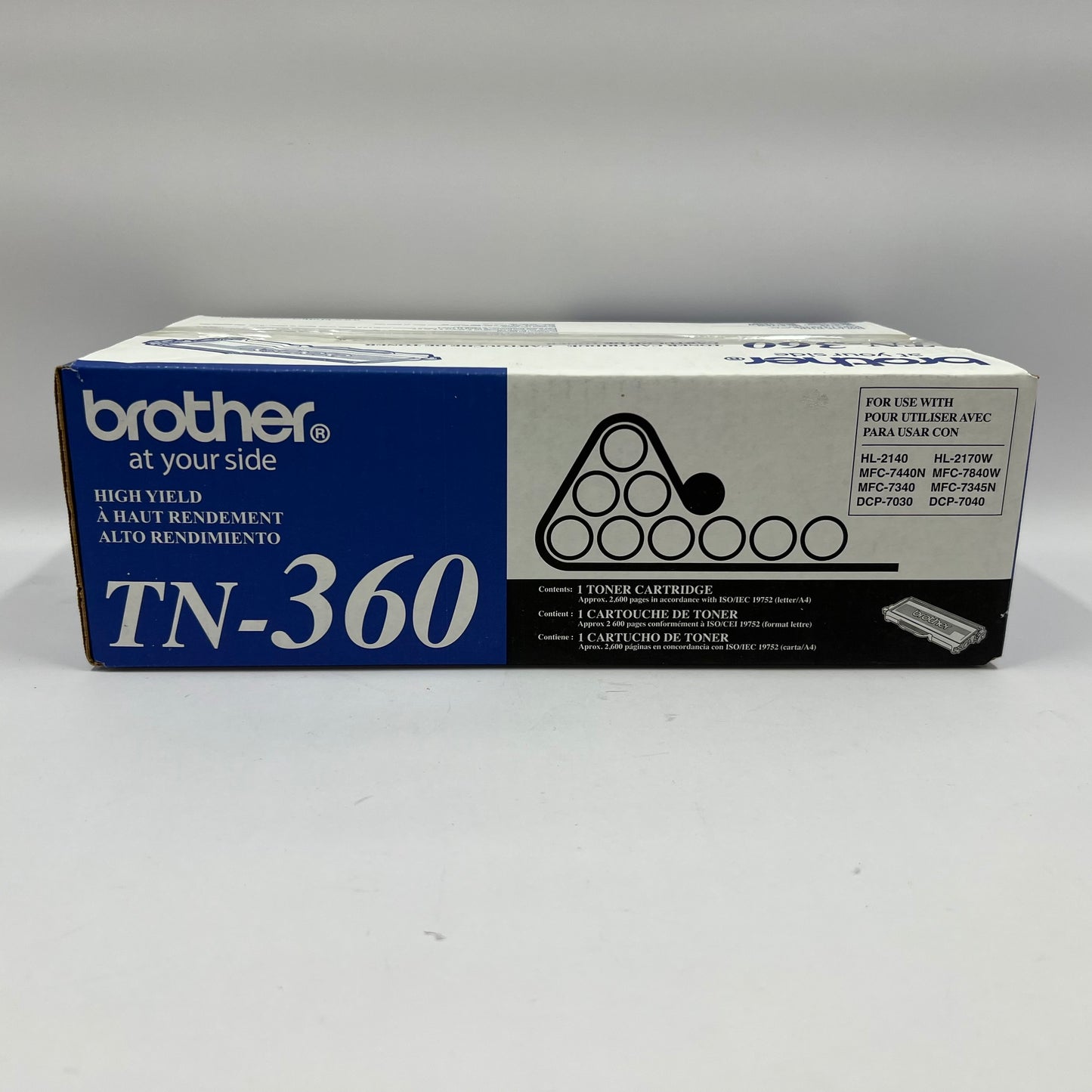 New Brother TN-360 Black Toner Cartridge High Yield