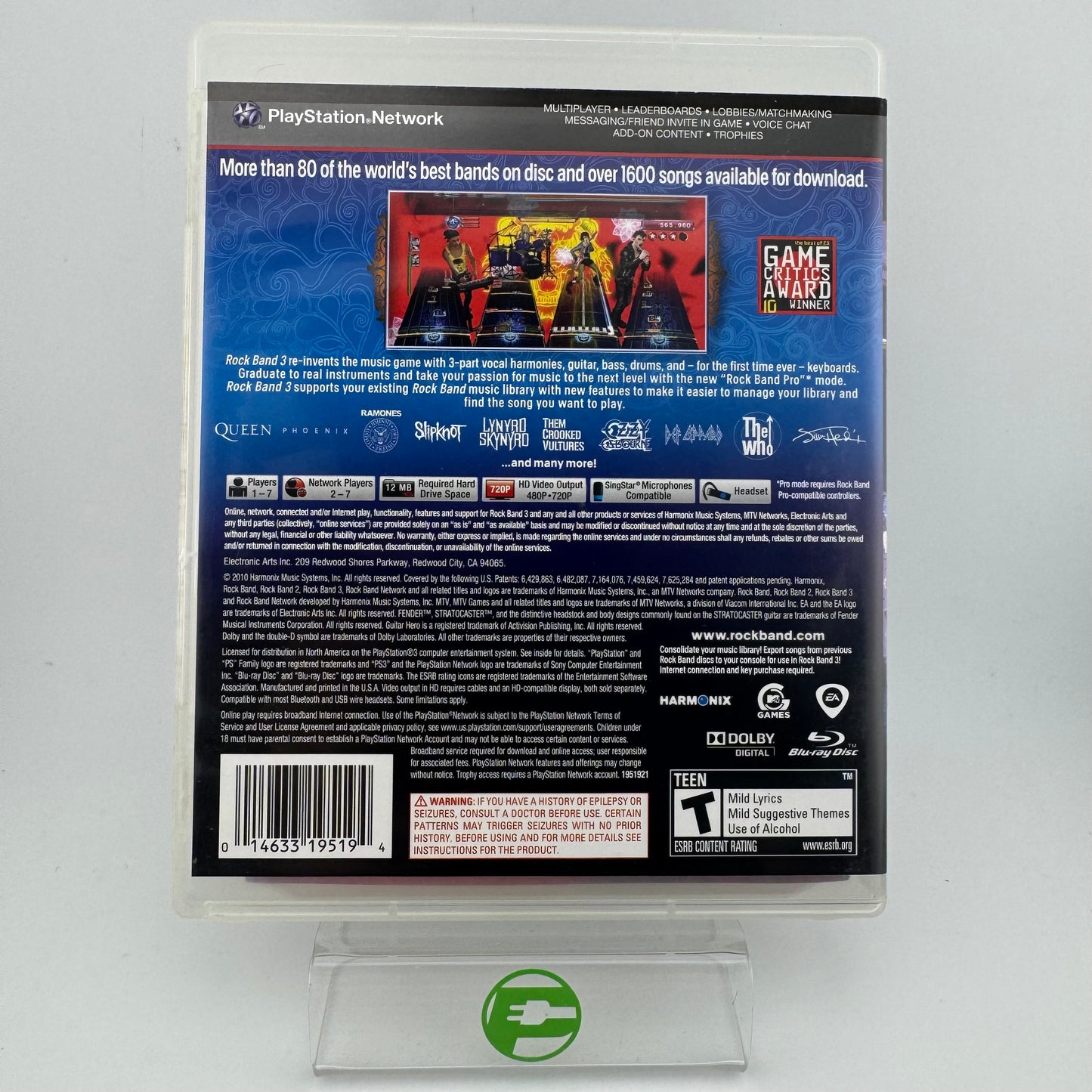 Rock Band 3 (Sony PlayStation 3 PS3, 2010)