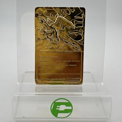 Pokemon Charizard [Gold Plated] #6 Burger King Promo Card