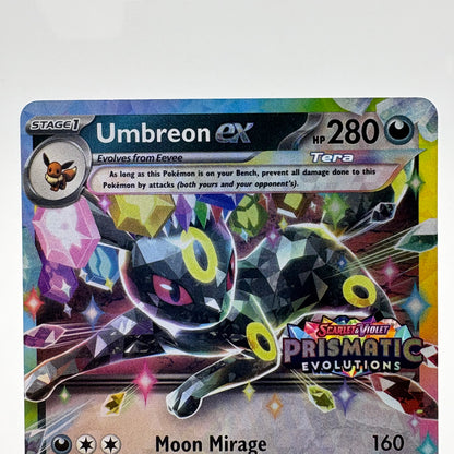 Pokémon TCG Prismatic Evolution Umbreon ex [Stamped] 060/131 English