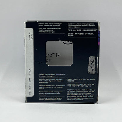 Intel Core i7-8700K 3.70GHz 6 Core BX80684178700K 12 Thread LGA 1151