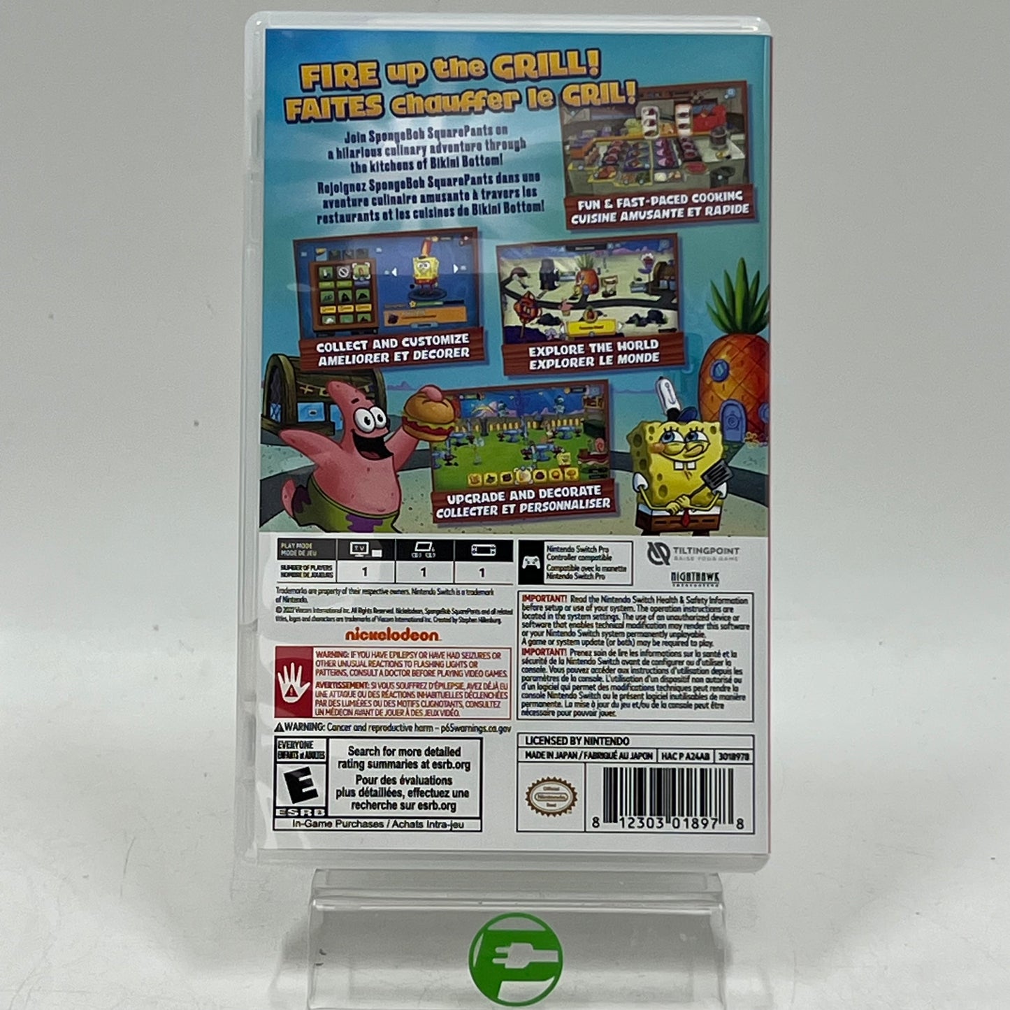 Spongebob: Krusty Cook-Off Extra Krusty Edition (Nintendo Switch, 2023)