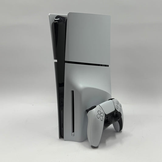 Sony PlayStation 5 Slim Disc Edition PS5 1TB White Console Gaming System CFI-201