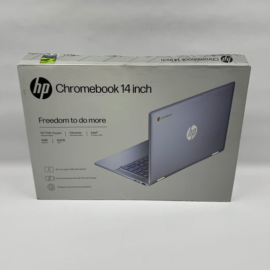 HP Chromebook x360 14B-CD0130WM 14" N100 3.4GHz 4GB RAM 64GB SSD