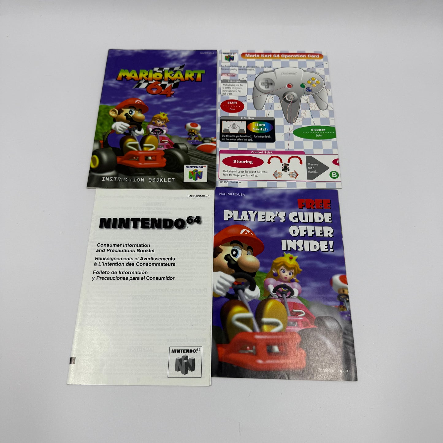 Mario Kart 64 (Nintendo 64 N64, 1997)