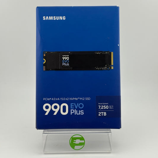 New Samsung 2280mm 990 EVO Plus 2TB M.2 NVMe Gen 4.0 x 4/5.0 x 4 SSD MZ-V9S2T0