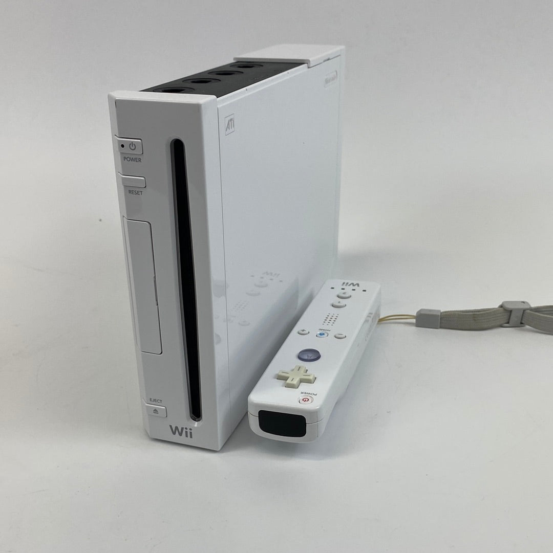 Nintendo Wii Game Console GameCube Backwards Compatible White RVL-001