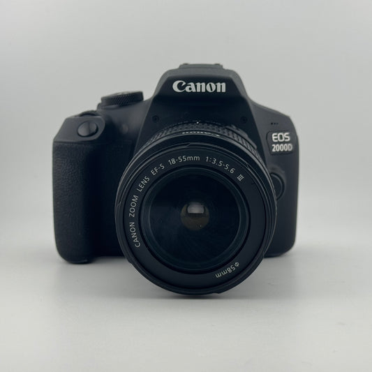 Canon EOS 2000D 24.1MP Digital Point-And-Shoot Camera