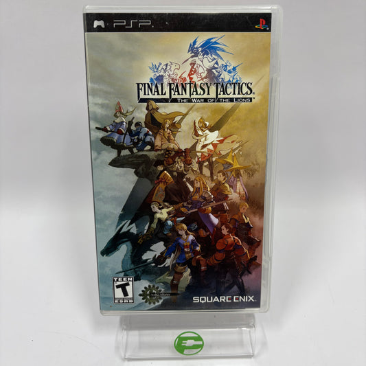 Final Fantasy Tactics The War of the Lions (Sony PlayStation Portable PSP, 2007)