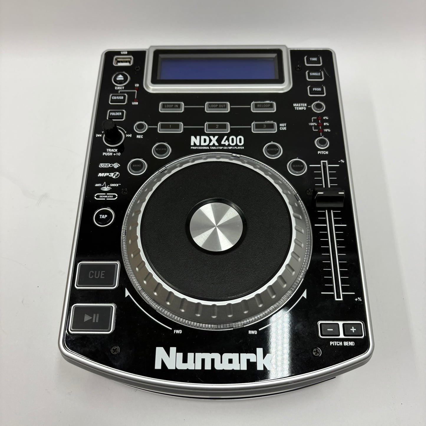 Numark NDX400 CD/USB Turntable Professional DJ Tabletop Read