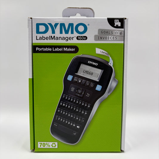 New DYMO LabelManager 160e Portable Label Maker
