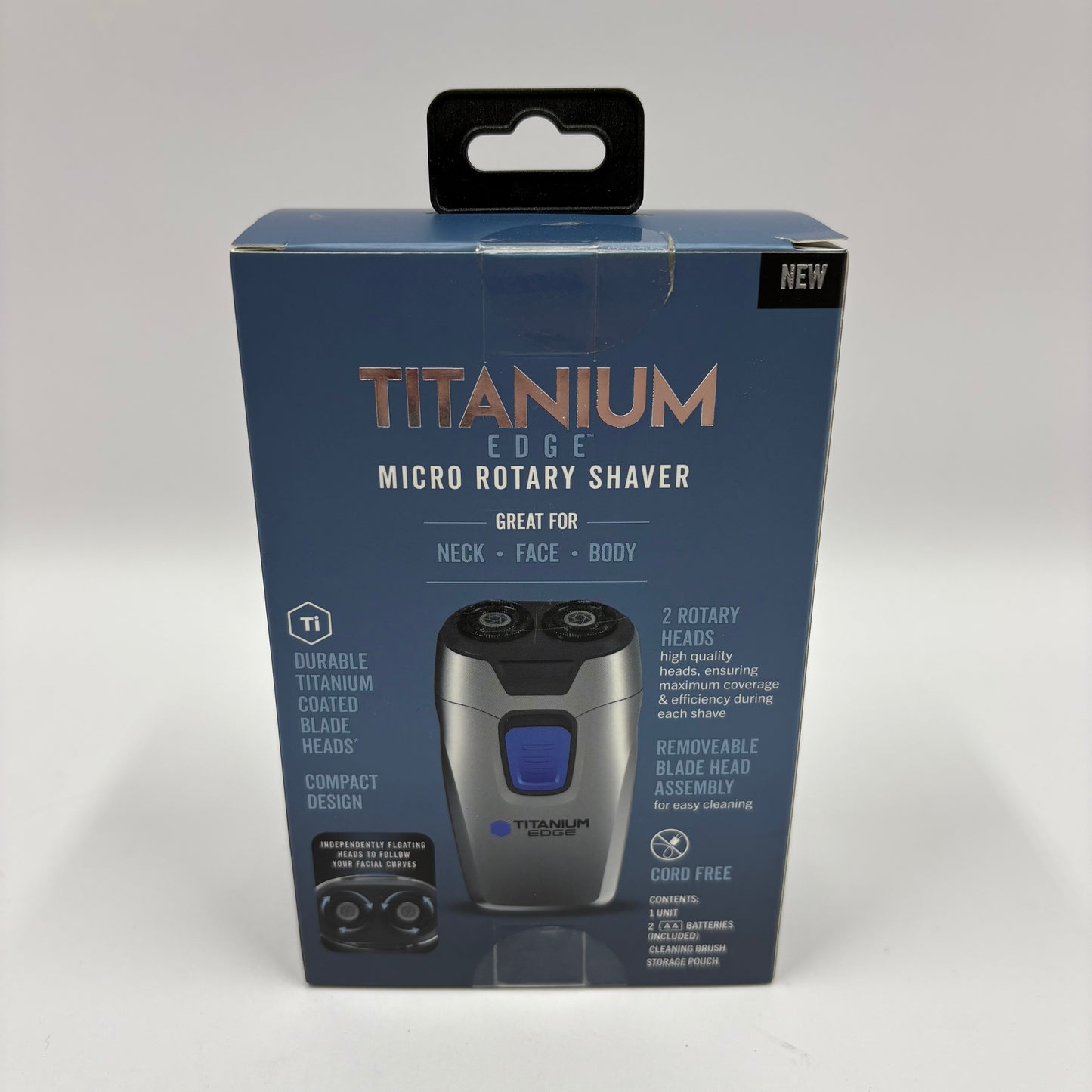 New Titanium Edge Micro Rotary Shaver Wireless Shaver 2825S