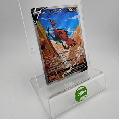 Pokémon TCG Chilling Reign Galarian Zapdos V #174 Holo English NM