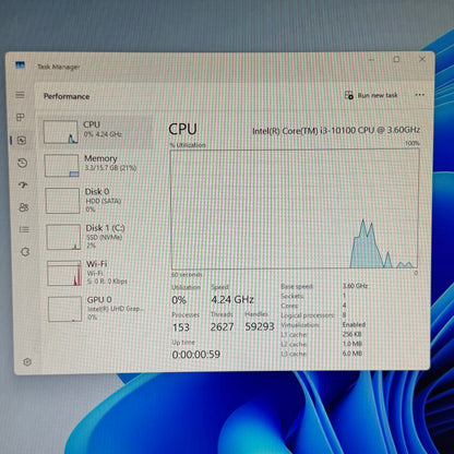 Lenovo IdeaCentre Mini 5 i3-10100 16GB RAM 128GB SSD 1TB HDD Desktop Only
