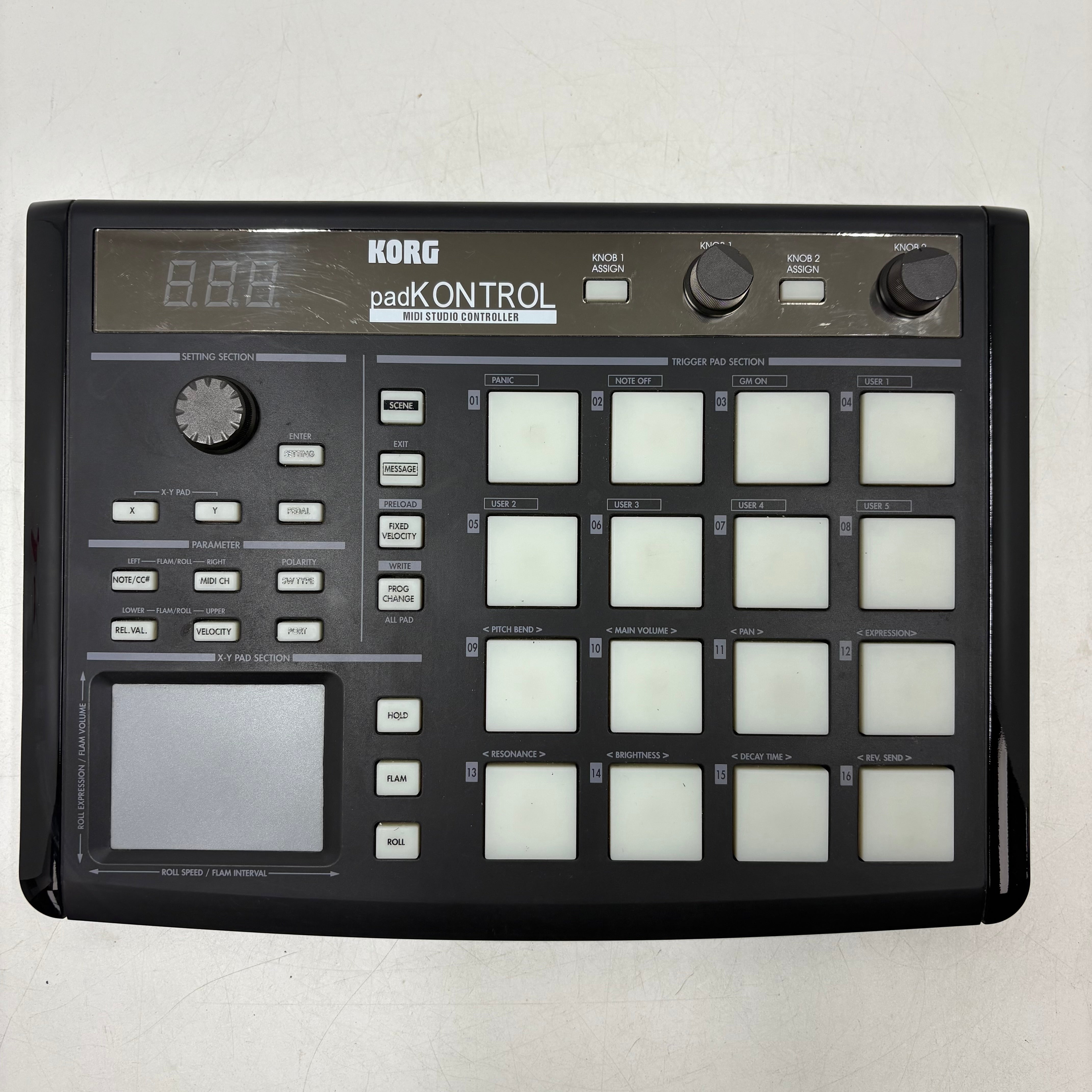 Korg KPC-1 padKontrol 16-Pad Midi Studi… Korg padKONTROL 16-Channel MIDI Studio Controller KPC-1 Unit