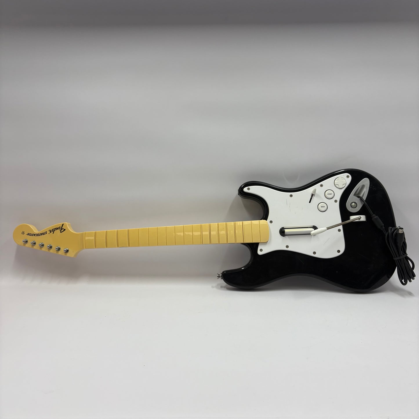 Harmonix Rock Band Fender Stratocaster Controller Black 822152 For Xbox 360