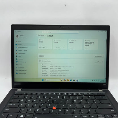 Lenovo ThinkPad T490S 14" i5-8365U 1.9GHz 8GB RAM 256GB SSD