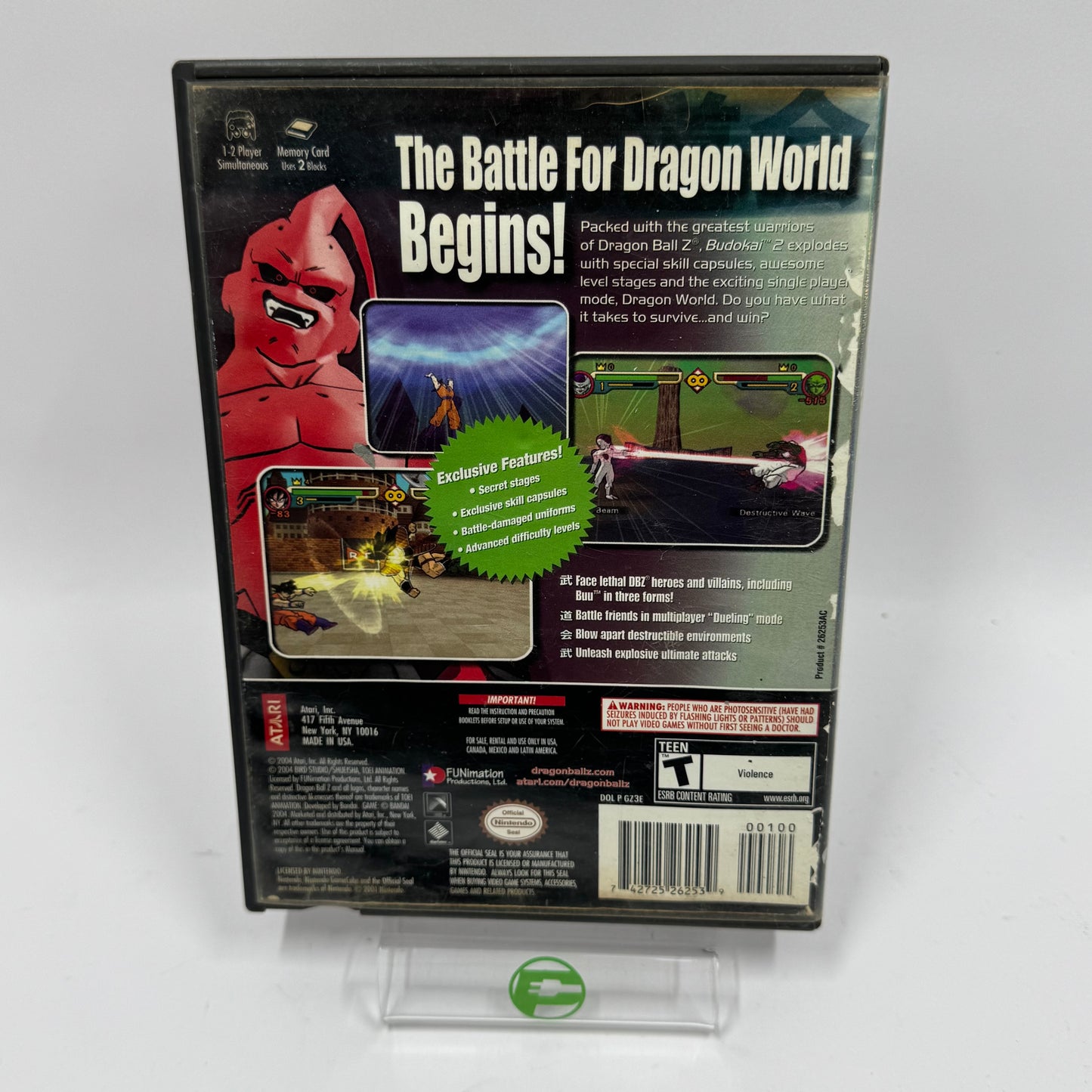 Dragon Ball Z Budokai 2 (Nintendo GameCube, 2004)