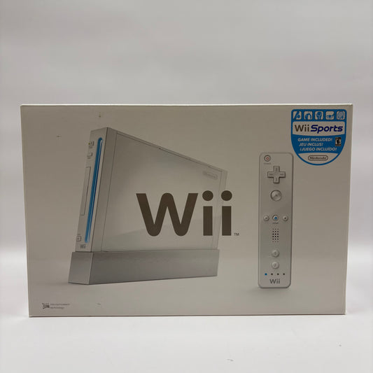 Nintendo Wii Video Game Console RVL-001 White (Wii Sports Bundle)