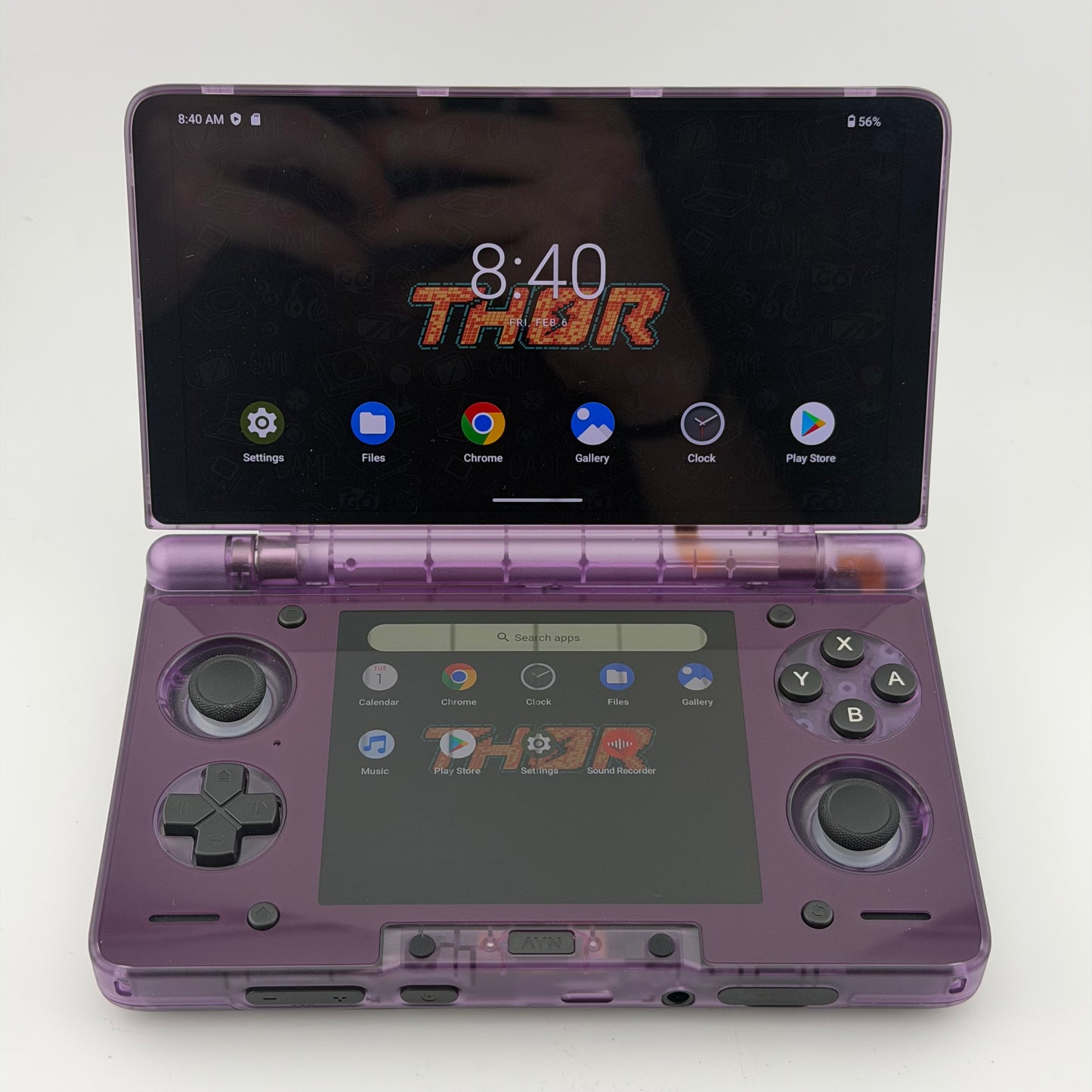 Ayn Thor 6" Qualcomm Snapdragon 8 Gen 2 16GB RAM 1TB Clear Purple