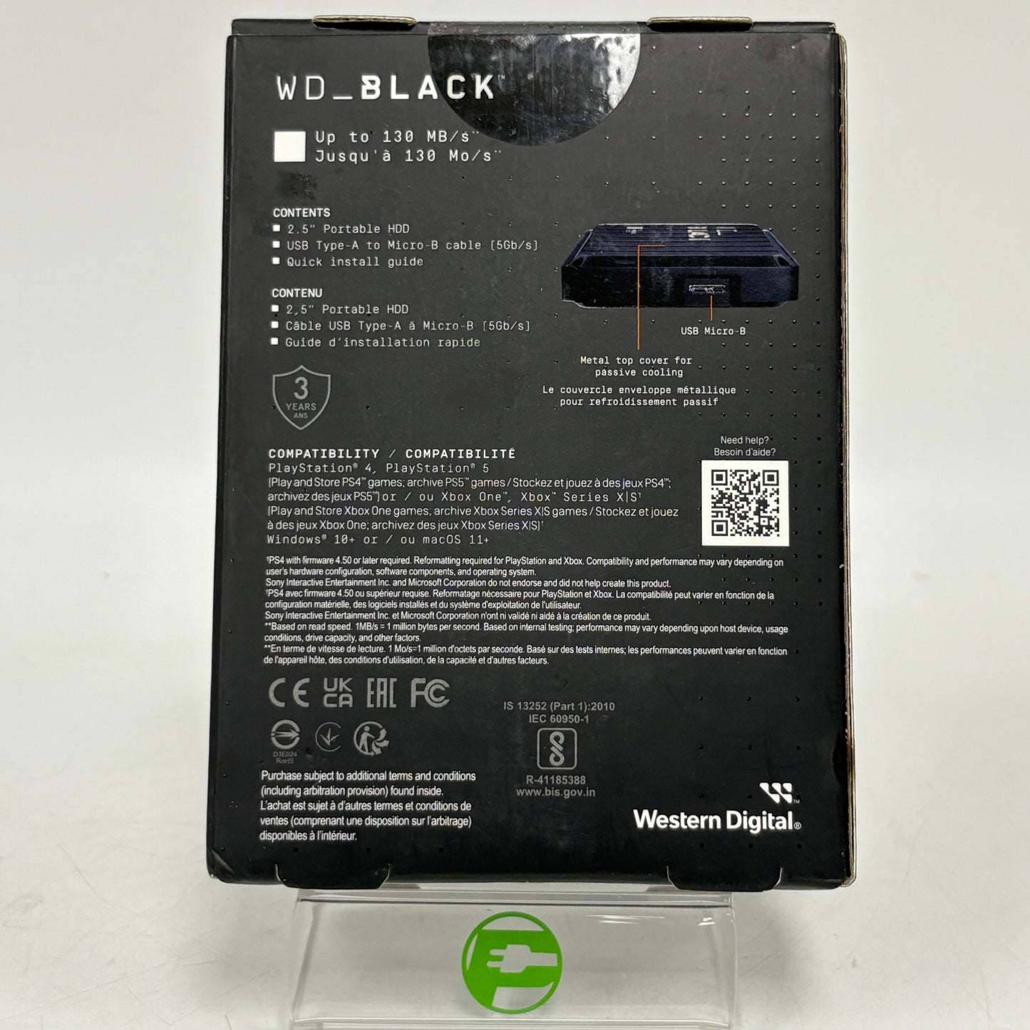 New Western Digital WD Black P10 5TB Game drive External Hard Drive 