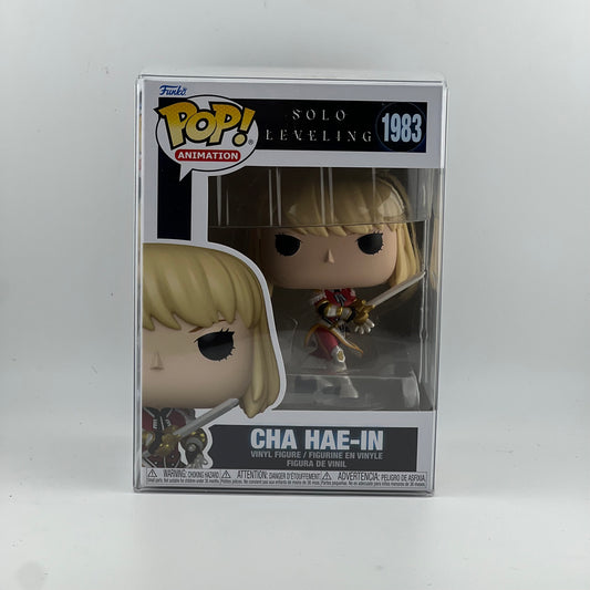 New Funko Pop Solo Leveling Cha Hae-In #1983 Vinyl Figure with Protector