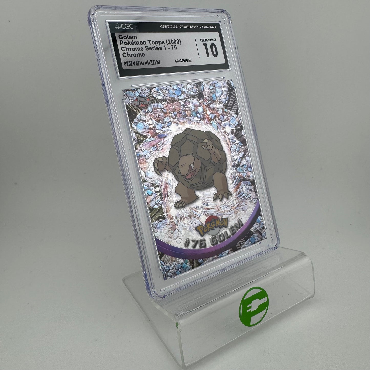 Pokémon TCG Topps Series 1 Golem #76 Foil English CGC 10 GEM MINT