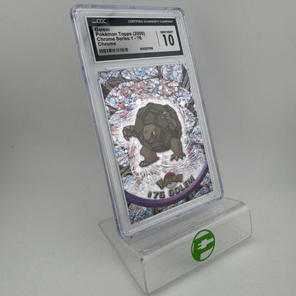 Pokémon TCG Topps Series 1 Golem #76 Foil English CGC 10 GEM MINT