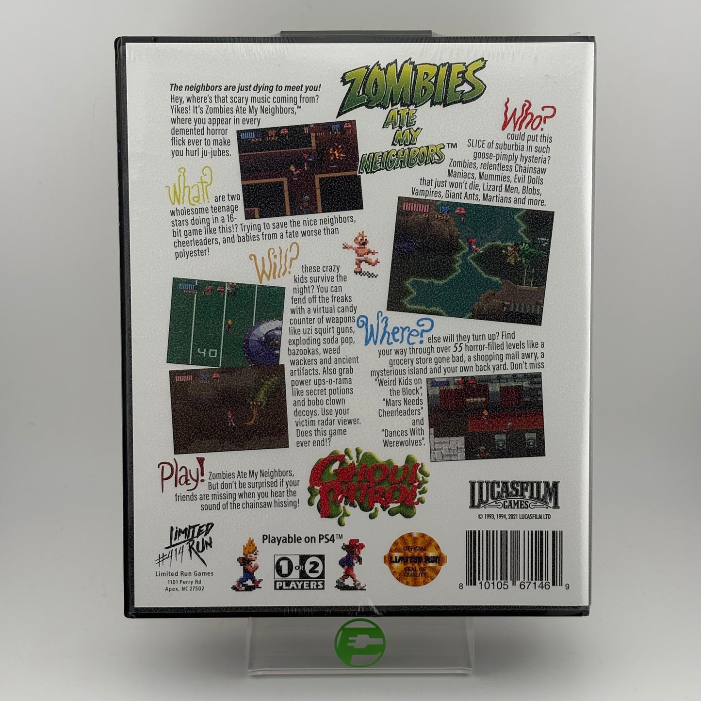Zombies Ate My Neighbors & Ghoul Patrol Event Exclusive(Sony PlayStation 4,2021)