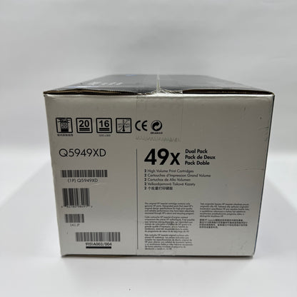 New HP 49X Q5949XD Black Toner Cartridge