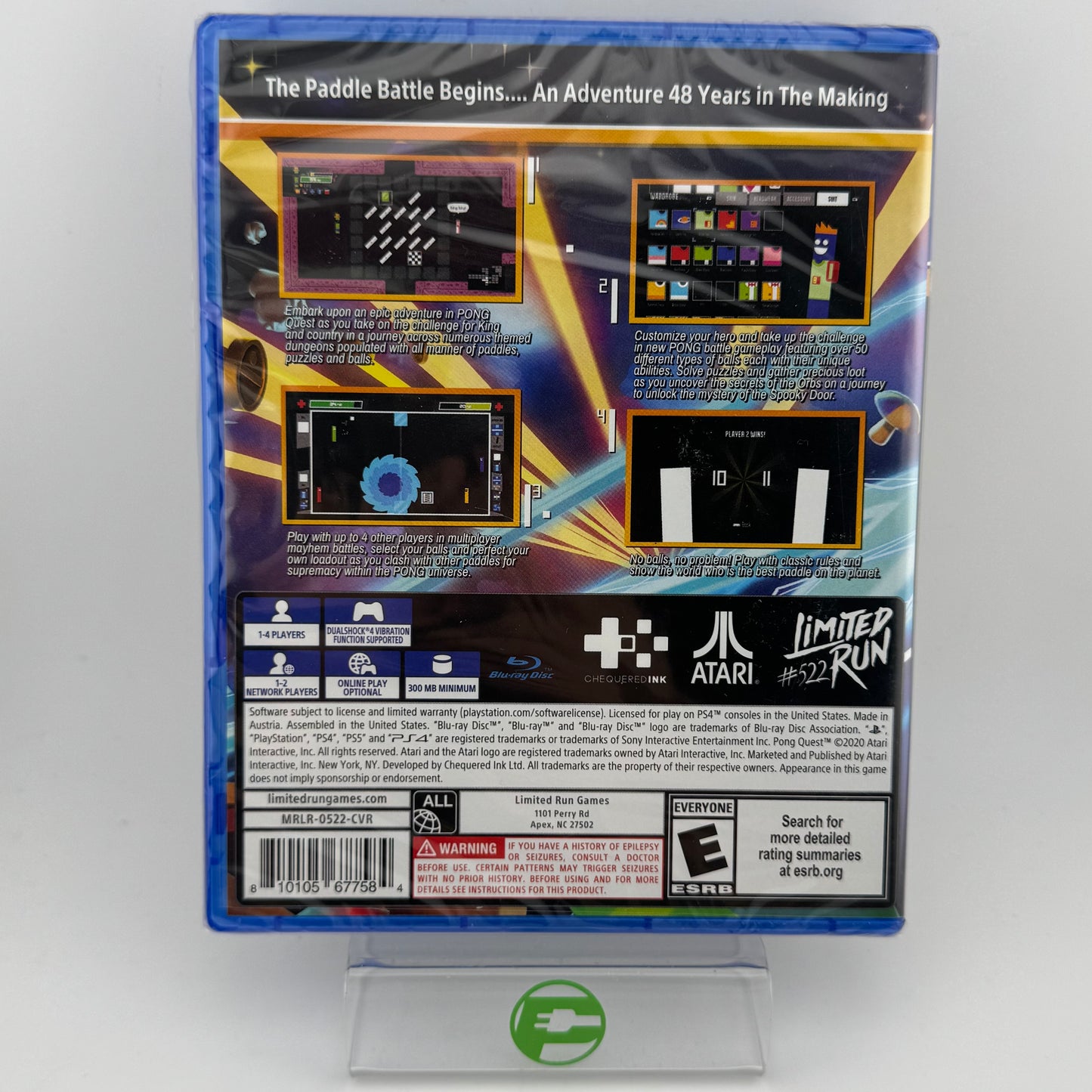 New Pong Quest (Sony PlayStation 4 PS4, 2020)