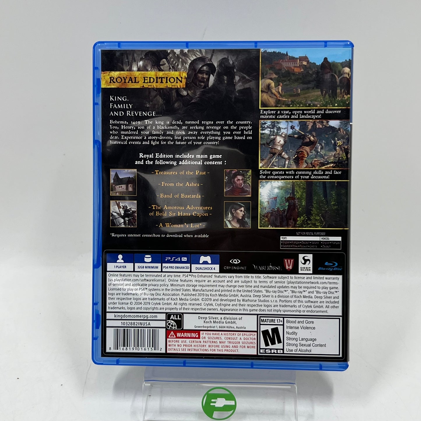 Kingdom Come Deliverance [Royal Edition] (Sony PlayStation 4 PS4, 2019)