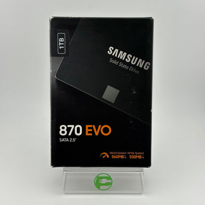 New Samsung 2.5" 870 EVO 1TB SATA III 6Gbps SSD MZ-77E1T0