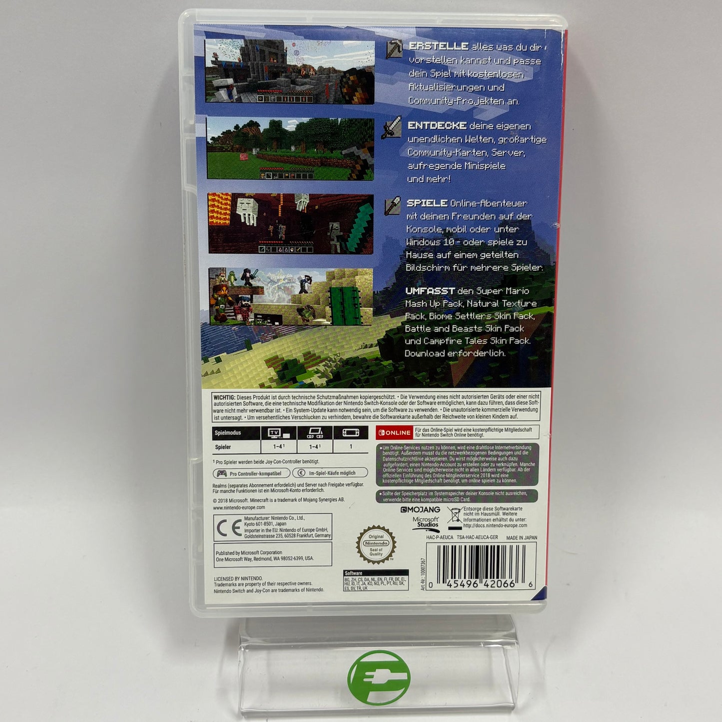 Minecraft (Nintendo Switch, 2018) PAL