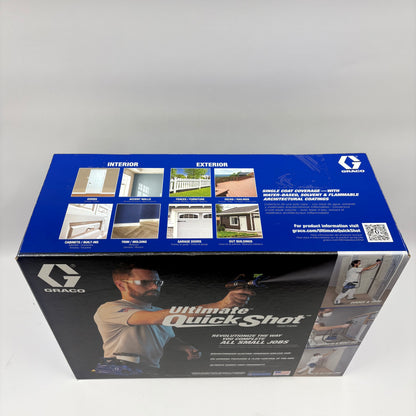 New Graco Ultimate QuickShot 826308 Electric Powered Paint Gun 826308
