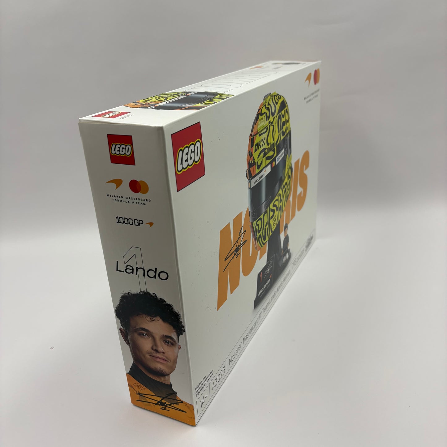 New Lego McLaren Mastercard F1 Team Lando Norris Helmet  Lego Set 43023