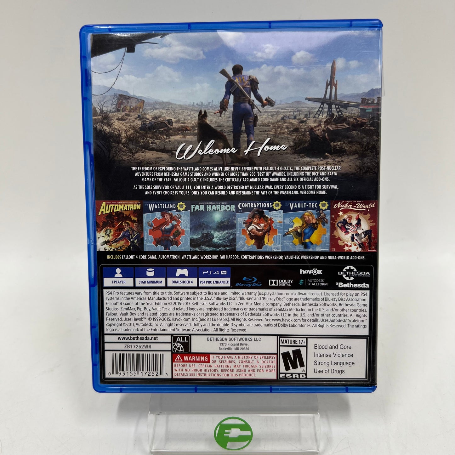 Fallout 4 [Game of the Year] (Sony PlayStation 4 PS4, 2017)