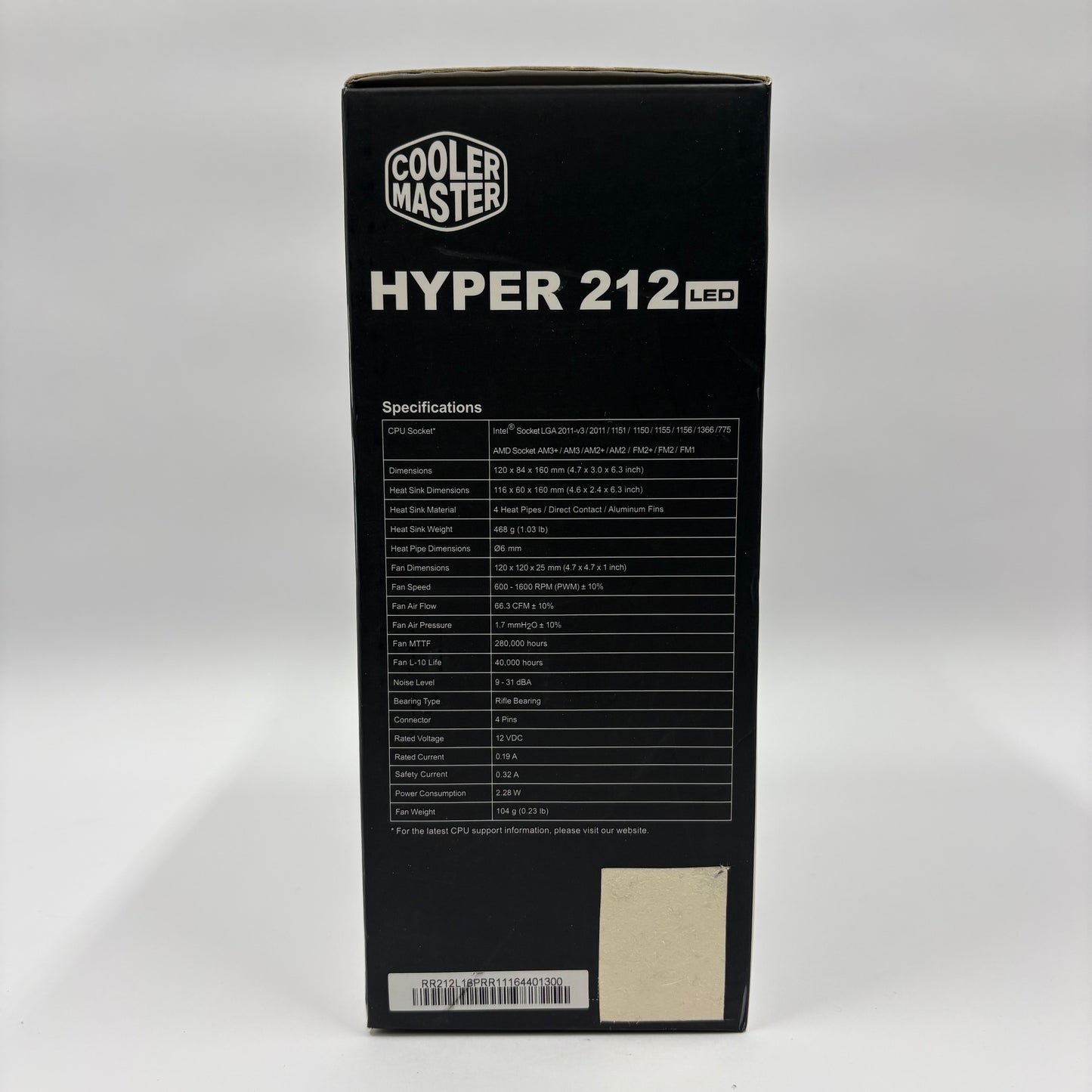 New Cooler Master Hyper 212 LED CPU Cooler