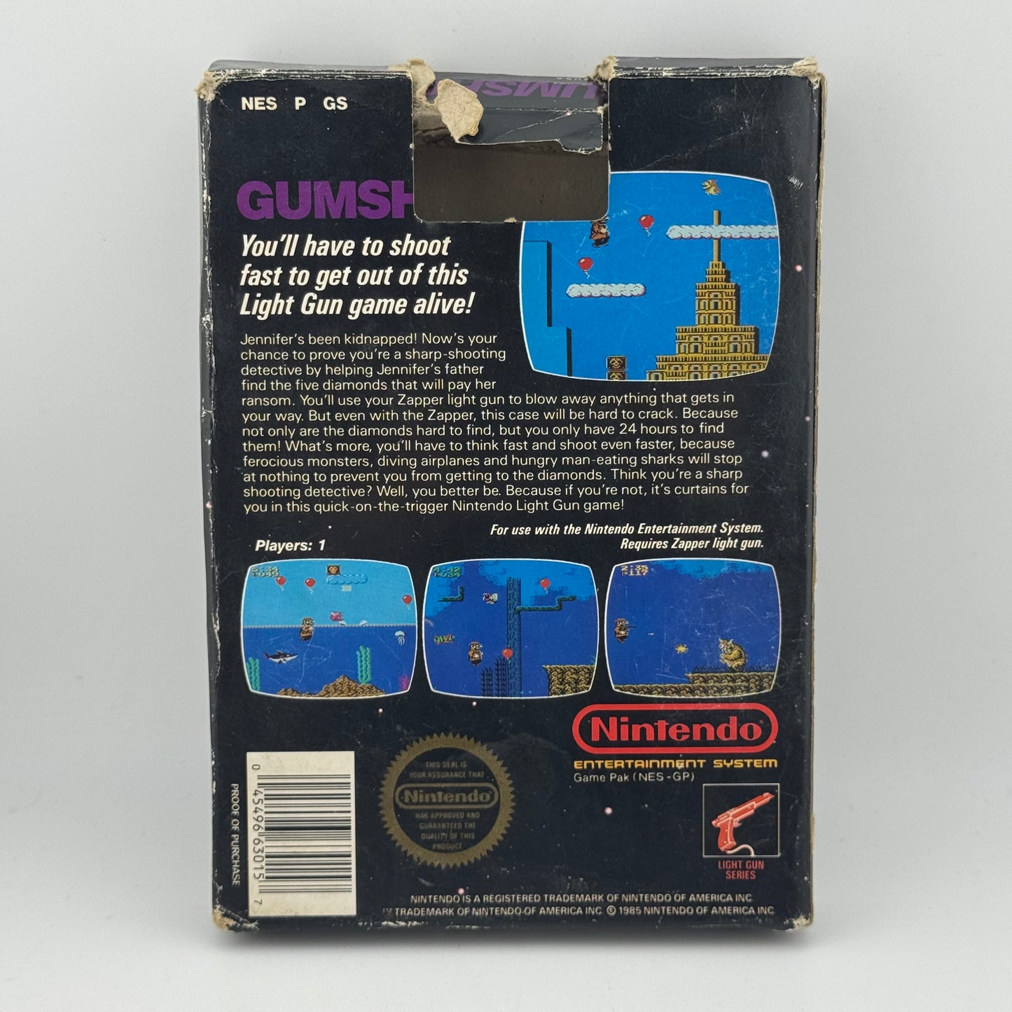 Gumshoe [5 Screw] (Nintendo NES, 1986)