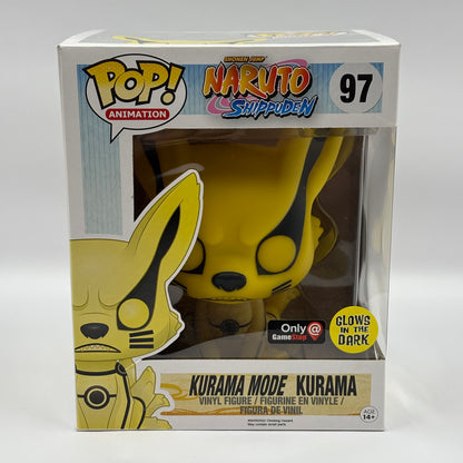 New Funko Pop Naruto Shippuden 6 inch Kurama Mode #97 Gamestop Exclusive 