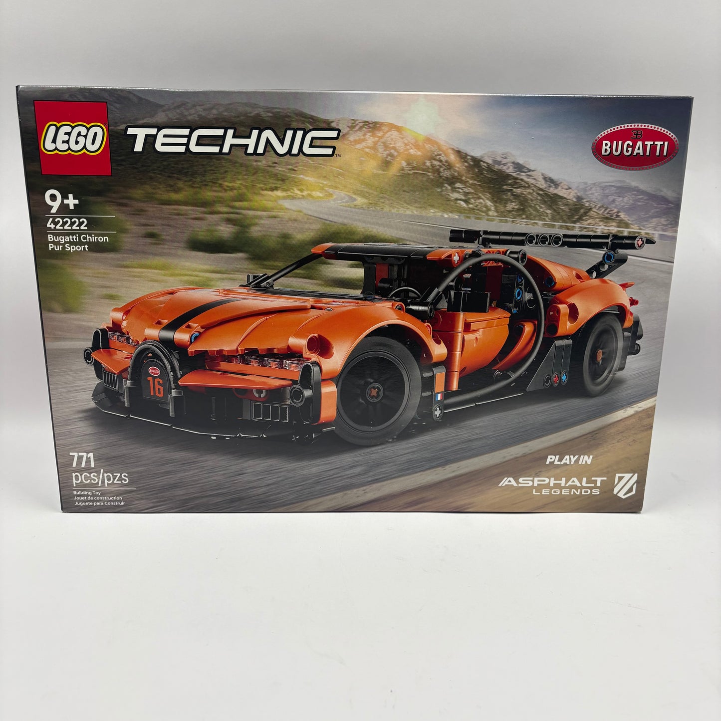 New LEGO Technic Bugatti Chiron Pur Sport Hypercar Build Kit 6588566