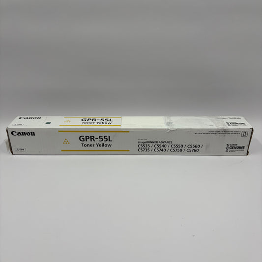 New Canon GPR-55L Yellow Toner Cartridge 0487C003